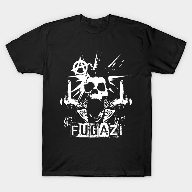 calistoneug Fugazi Skeletopunk T Shirt